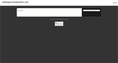 Desktop Screenshot of catalogue.louizaauktion.com